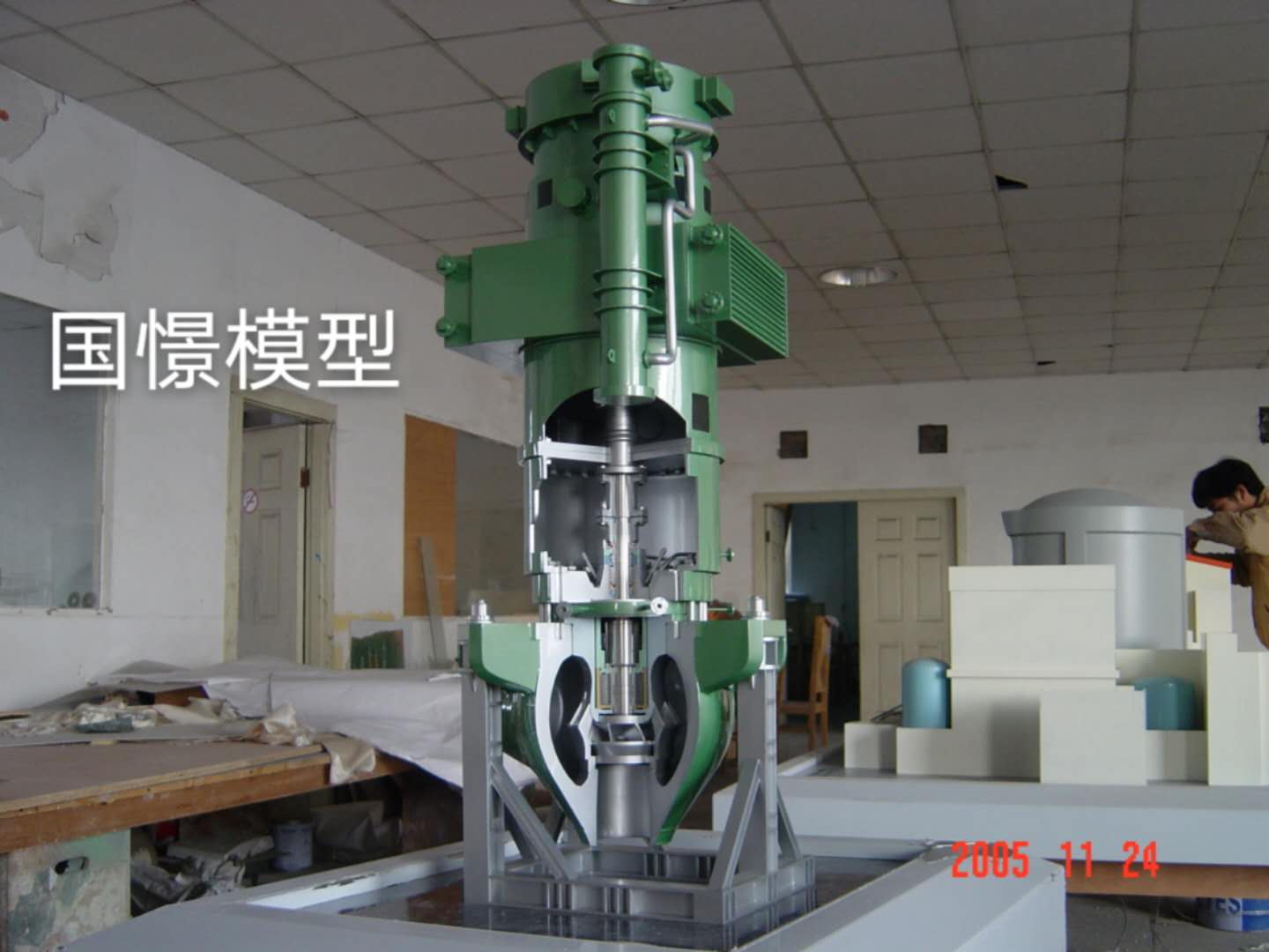 石棉县机械模型