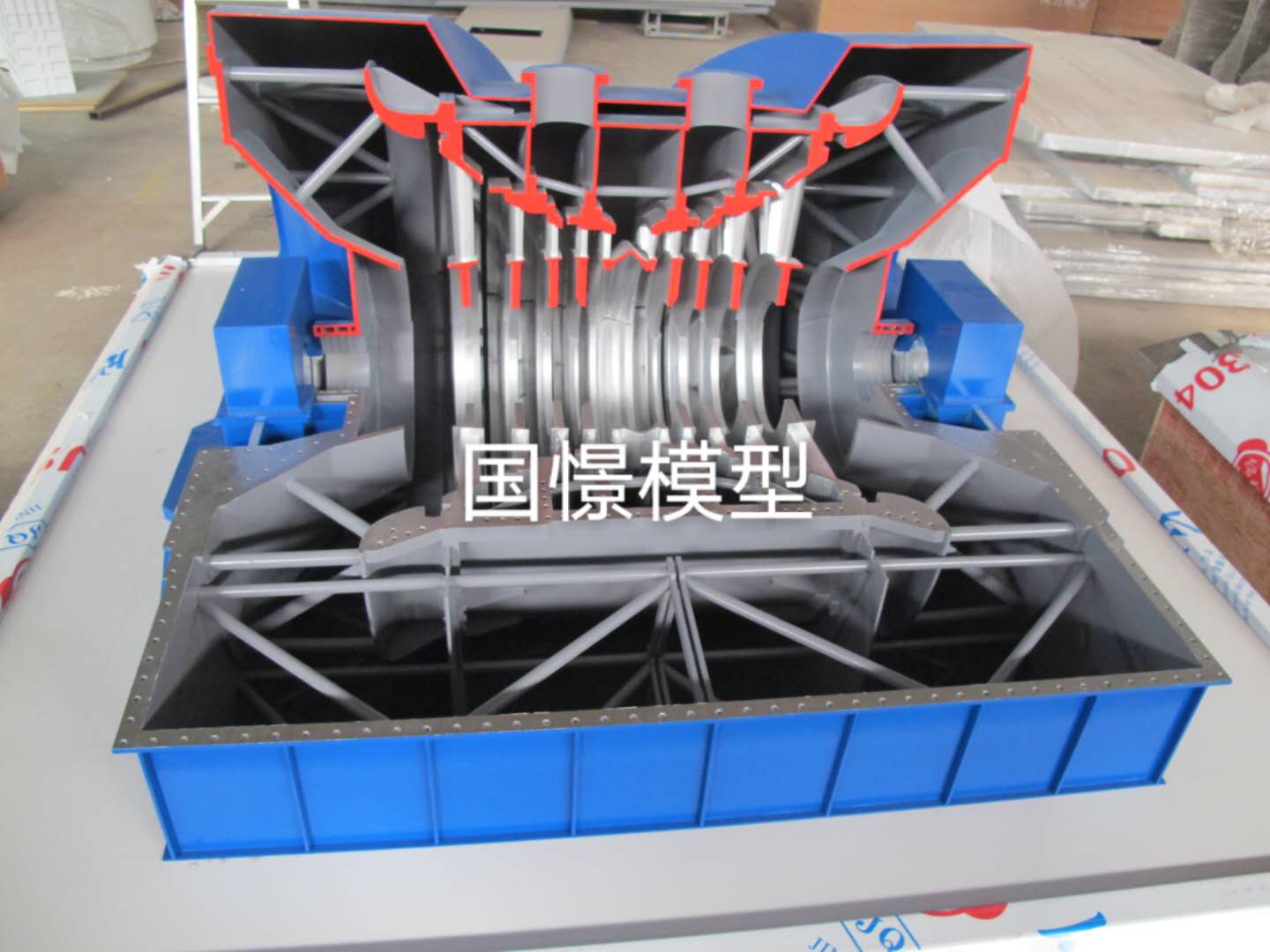 石棉县机械模型