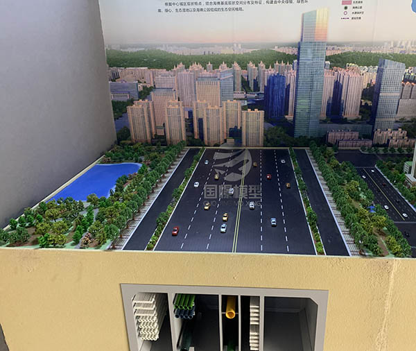 石棉县建筑模型