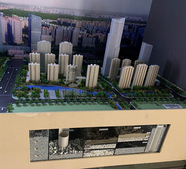 石棉县建筑模型